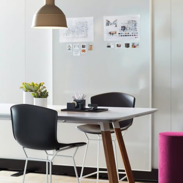 Hocker aus Kunststoff mit Rückenlehne | Knoll | Bertoia - Image 6
