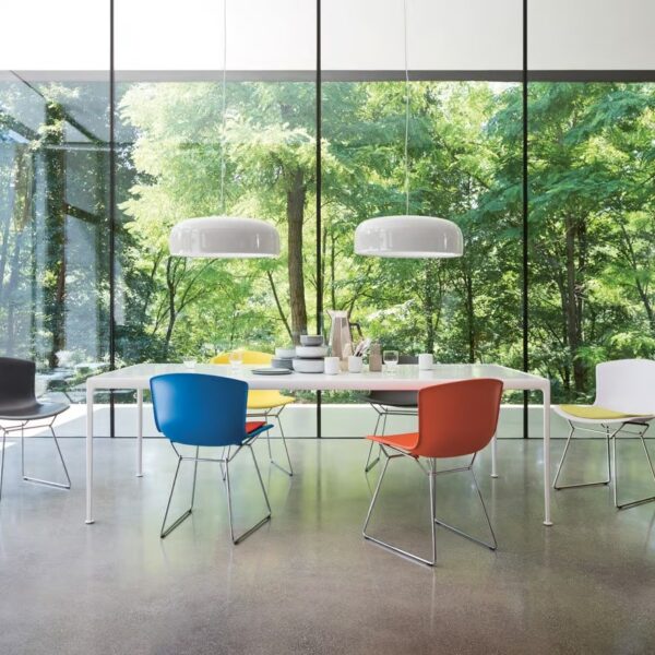 Mit Kufengestell Stuhl aus Kunststoff | Knoll | Bertoia - Image 7
