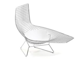 Chaiselongue aus Stahl | Knoll | Bertoia