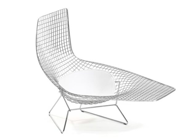 Chaiselongue aus Stahl | Knoll | Bertoia