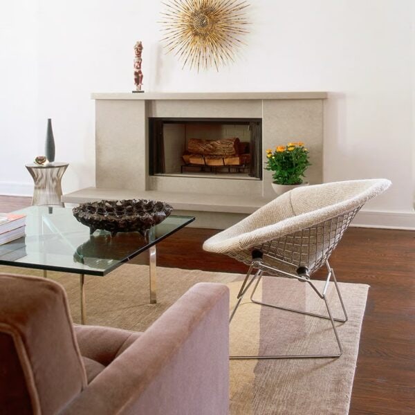 Loungesessel aus Stoff | Knoll | Bertoia - Image 3