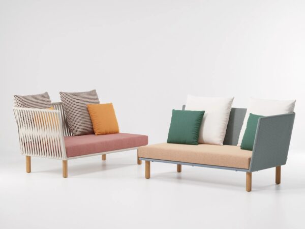 Modulares 2-Sitzer Gartensofa aus Stoff | Kettal | Bitta - Image 2