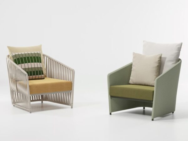 Gepolsterter Gartensessel aus Stoff mit Armlehnen | Kettal | Bitta Lounge - Image 2