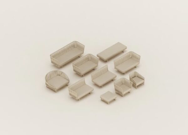 Modulares Gartensofa aus Stoff | Kettal | Bitta - Image 4