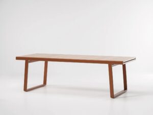 Ausziehbarer Gartentisch aus Aluminium und Holz | Kettal | Bitta