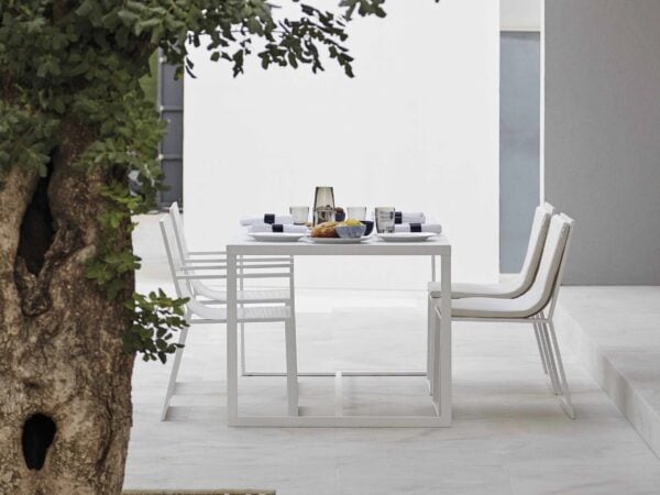 Mit Kufengestell Gartenstuhl aus Thermolackiertem Aluminium | GANDIABLASCO | Blau - Image 9