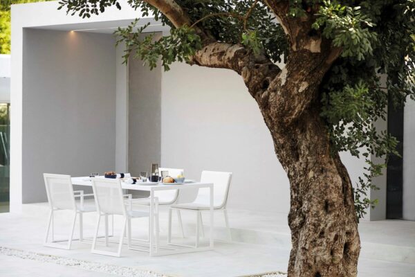 Mit Kufengestell Gartenstuhl aus Thermolackiertem Aluminium | GANDIABLASCO | Blau - Image 13