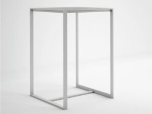 Quadratischer Hochtisch aus Thermolackiertem Aluminium | GANDIABLASCO | Blau