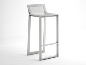 Hocker aus Thermolackiertem Aluminium | GANDIABLASCO | Blau