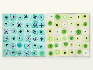 Garten-Kaffeetisch aus Stahl und Glas | Paola Lenti