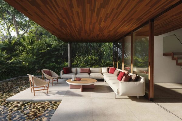 3-Sitzer Gartensofa aus Stoff | Kettal | Boma - Image 4