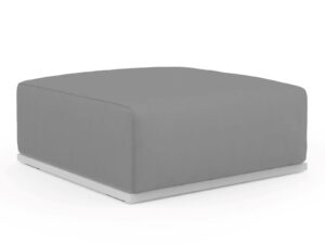 Quadratischer Sitzpouf für den Aussenbereich aus Stoff | GANDIABLASCO | Bosc