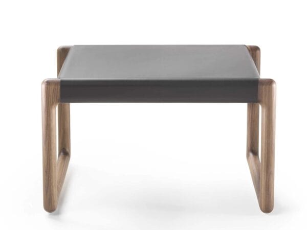 Niedriger Hocker aus gegerbtem Leder | Flexform | Brig - Image 2