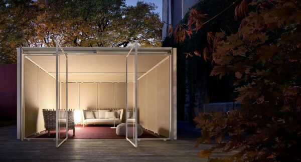 Gartenpavillon aus Aluminium und Holz | Paola Lenti - Image 6