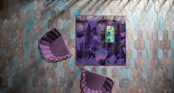 Quadratischer Tisch mit 4-Speichen-Kreuzfuss | Paola Lenti - Image 6
