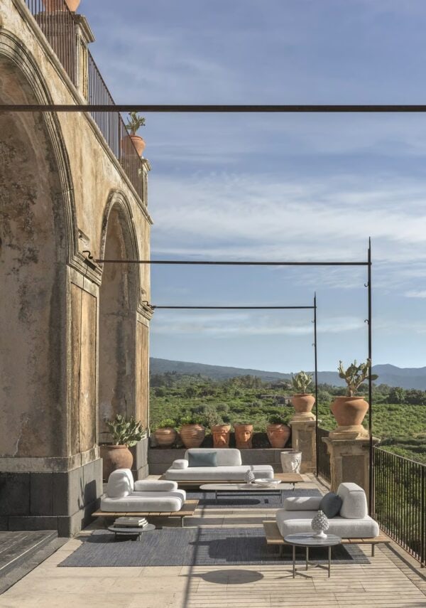 Garten Anbausofa aus Stoff | Ethimo | Calipso - Image 14