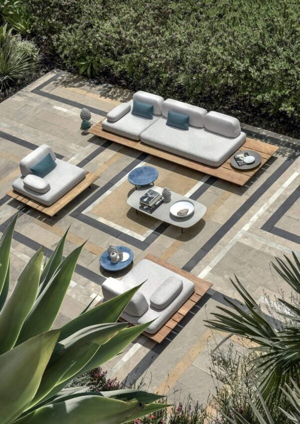 Garten Anbausofa aus Stoff | Ethimo | Calipso - Image 15