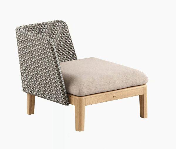 Eck- Gartensessel aus Synthetikstoff und Teakholz | Royal Botania | Calypso Lounge - Image 2