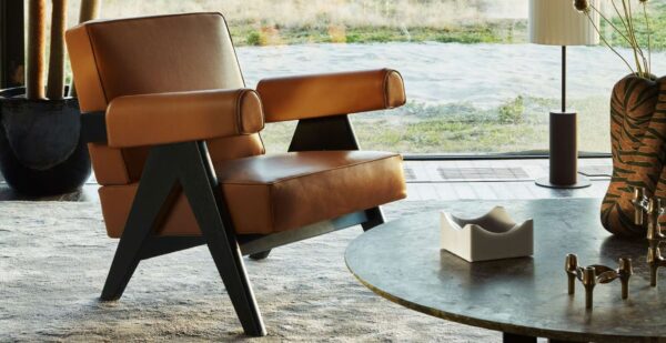 Sessel aus Leder mit Armlehnen | Cassina | Capitol Complex - Image 2