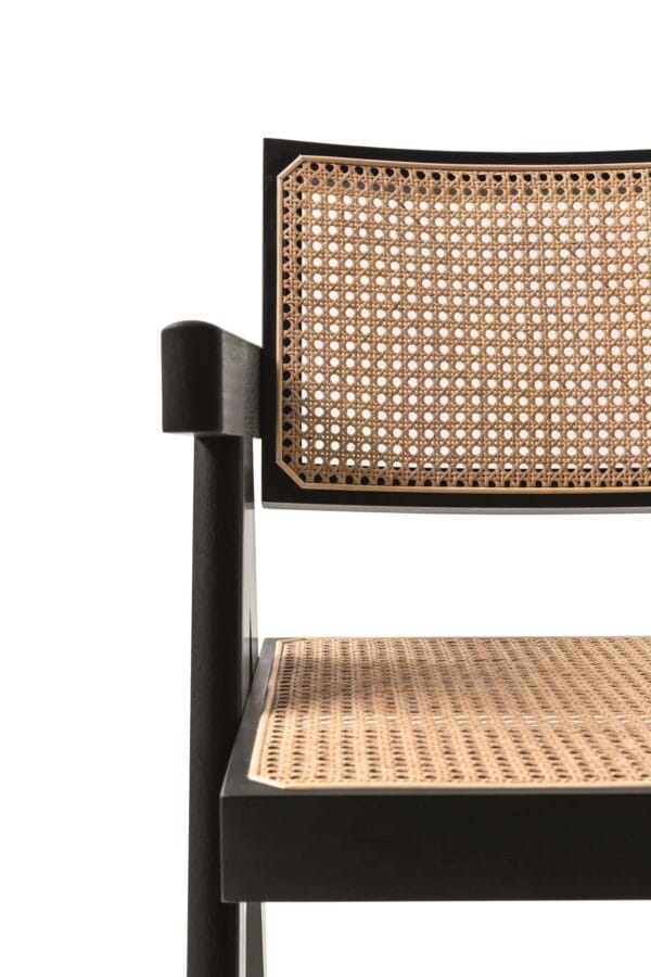 Stuhl aus wiener Stroh mit Armlehnen | Cassina | Capitol Complex - Image 4