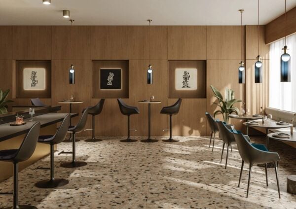 Barhocker aus Stoff mit Fussstütze | Cassina - Image 5
