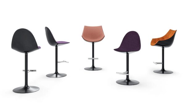 Barhocker aus Stoff mit Fussstütze | Cassina - Image 4