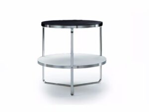 Runder Couchtisch aus Holzwerkstoff | Flexform | Carlotta