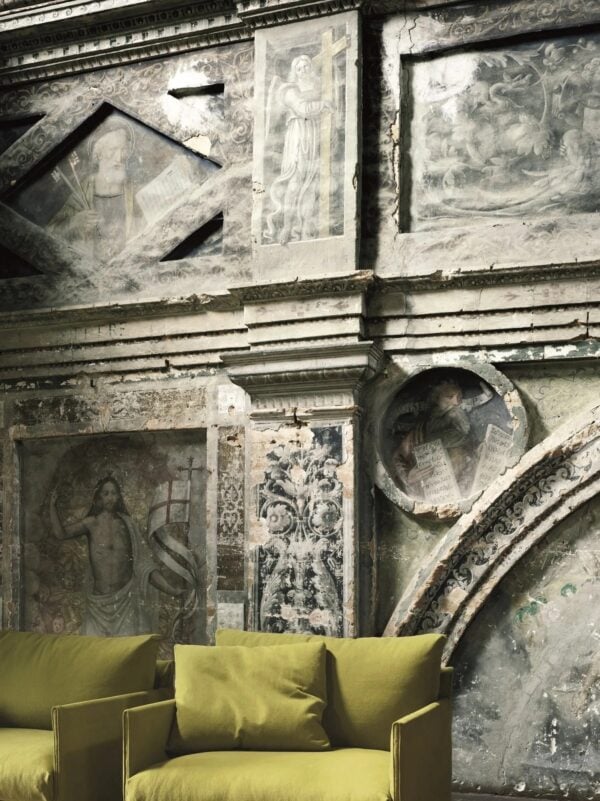 Sessel aus Stoff mit Armlehnen | Living Divani | Chemise - Image 2