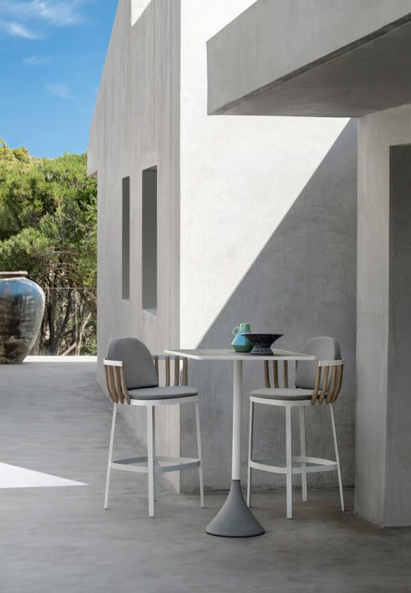 Quadratischer Gartentisch | Ethimo | Concreto - Image 3