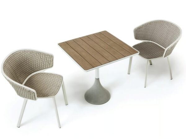Quadratischer Gartentisch | Ethimo | Concreto - Image 7
