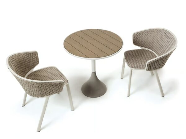 Runder Gartentisch aus Teakholz | Ethimo | Concreto - Image 5