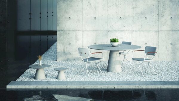 Runder Garten-Beistelltisch aus Ductal® | Royal Botania | Conix - Image 2