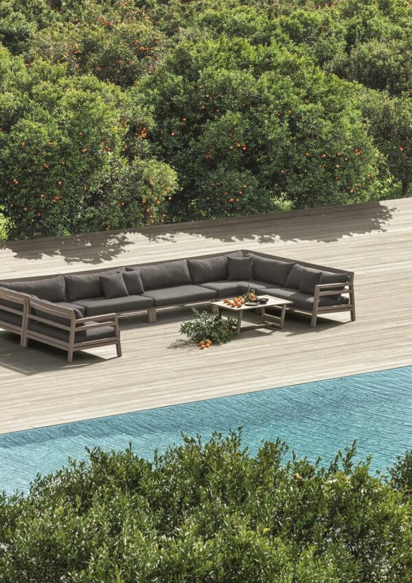 Rechteckiger Garten-Beistelltisch aus Teakholz | Ethimo | Costes - Image 10