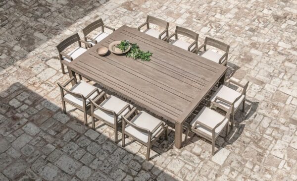 Rechteckiger Gartentisch aus Holz | Ethimo | Costes