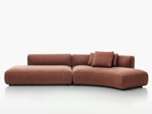 Modulares Geschwungenes Sofa aus Stoff | MDF Italia | Cosy