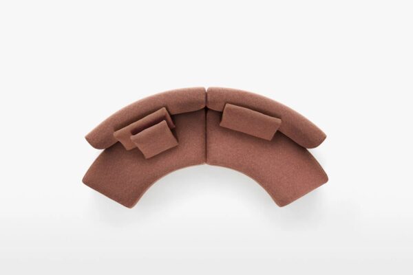 Modulares Geschwungenes Sofa aus Stoff | MDF Italia | Cosy - Image 5