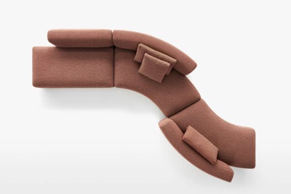 Modulares Geschwungenes Sofa aus Stoff | MDF Italia | Cosy - Image 3