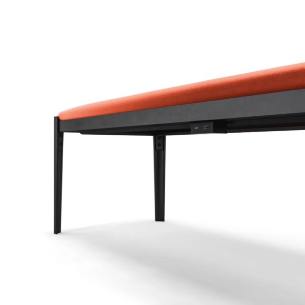 Sitzbank aus Leder mit abnehmbarem Bezug | Cassina | Cotone Slim - Image 5