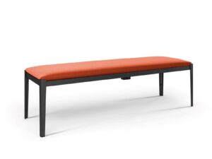 Sitzbank aus Leder mit abnehmbarem Bezug | Cassina | Cotone Slim