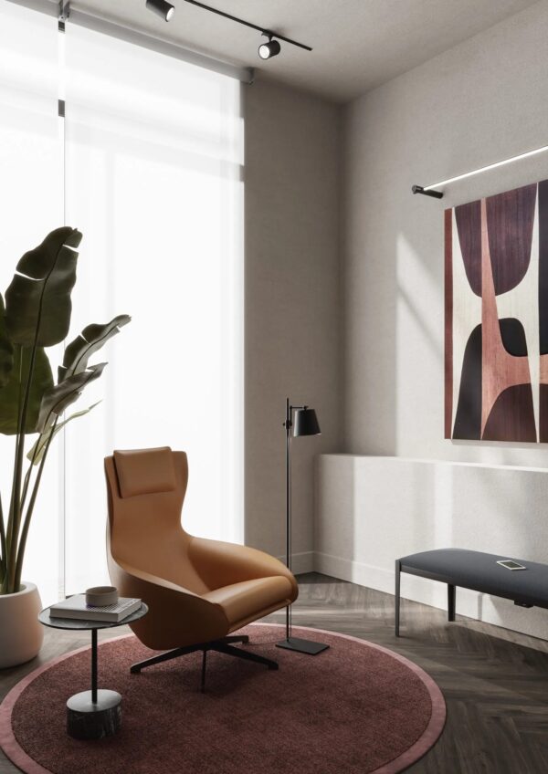 Sitzbank aus Leder mit abnehmbarem Bezug | Cassina | Cotone Slim - Image 2
