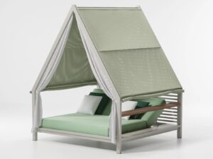 Loungebett mit Baldachin | Kettal