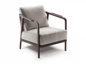 Sessel aus Stoff mit abnehmbarem Bezug mit Armlehnen | Flexform | Crono