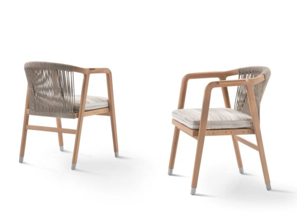 Gartenstuhl aus Irokoholz | Flexform | Crono Outdoor - Image 2