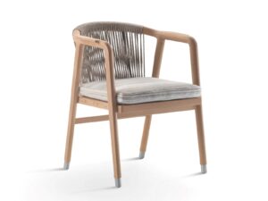 Gartenstuhl aus Irokoholz | Flexform | Crono Outdoor