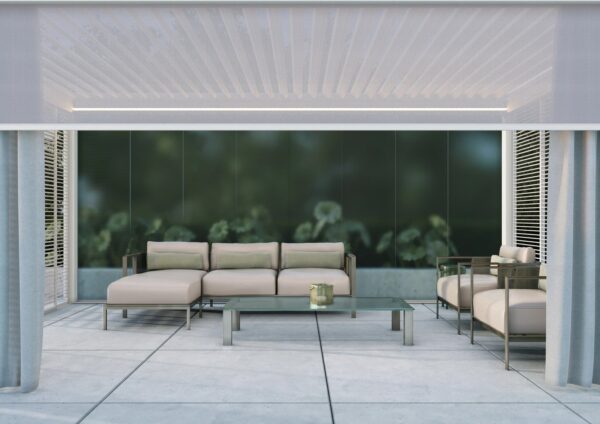 Freistehende Terrassenüberdachung aus Aluminium | RENSON - Image 2