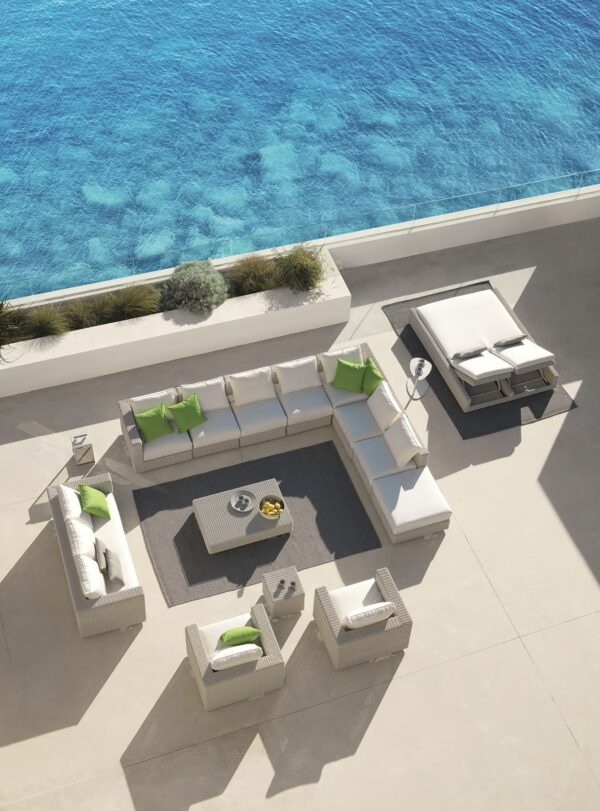 Verstellbares Loungebett aus Ethimo EtWick® | Ethimo | Cube - Image 2