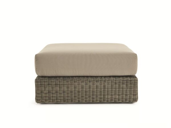 Quadratischer Sitzpouf für den Aussenbereich aus Ethimo EtWick® | Ethimo | Cube - Image 2