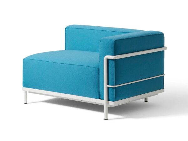 Eck- Gartensessel aus Stoff mit abnehmbarem Bezug | Cassina | LC - Image 2