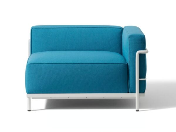 Eck- Gartensessel aus Stoff mit abnehmbarem Bezug | Cassina | LC