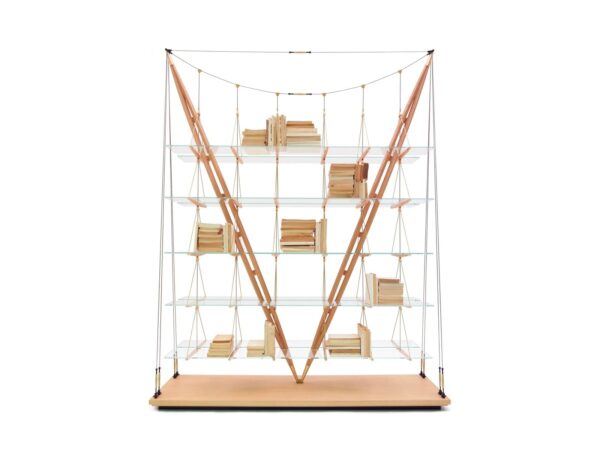 Bücherregal aus Holz und Glas | Cassina - Image 13